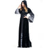 Women Halloween costumes Cosplay Costume Vintage Witch Long Sleeve Maxi Dress - menochic
